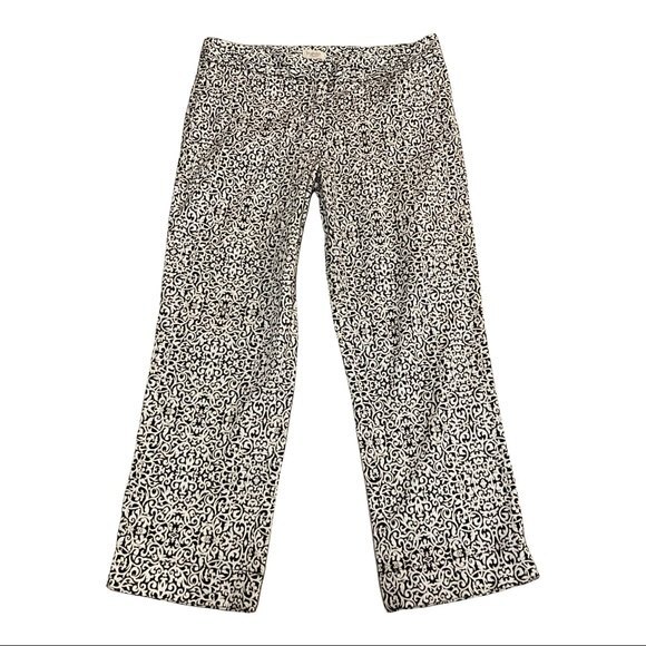 Laundry by Shelli Segal Printed Casual Trousers 4 Preppy Spring Summer - Picture 1 of 9